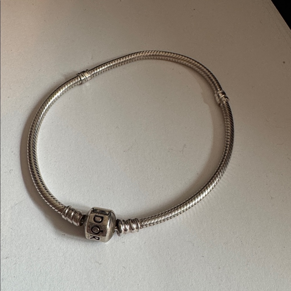 Silver Pandora bracelet